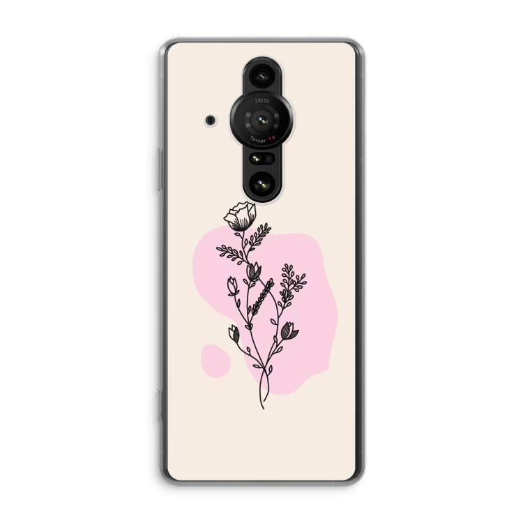Roses are red: Sony Xperia Pro-I Transparant Hoesje