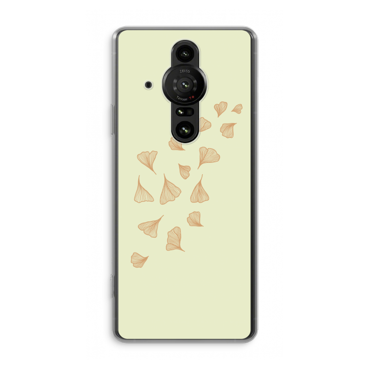 Falling Leaves: Sony Xperia Pro-I Transparant Hoesje