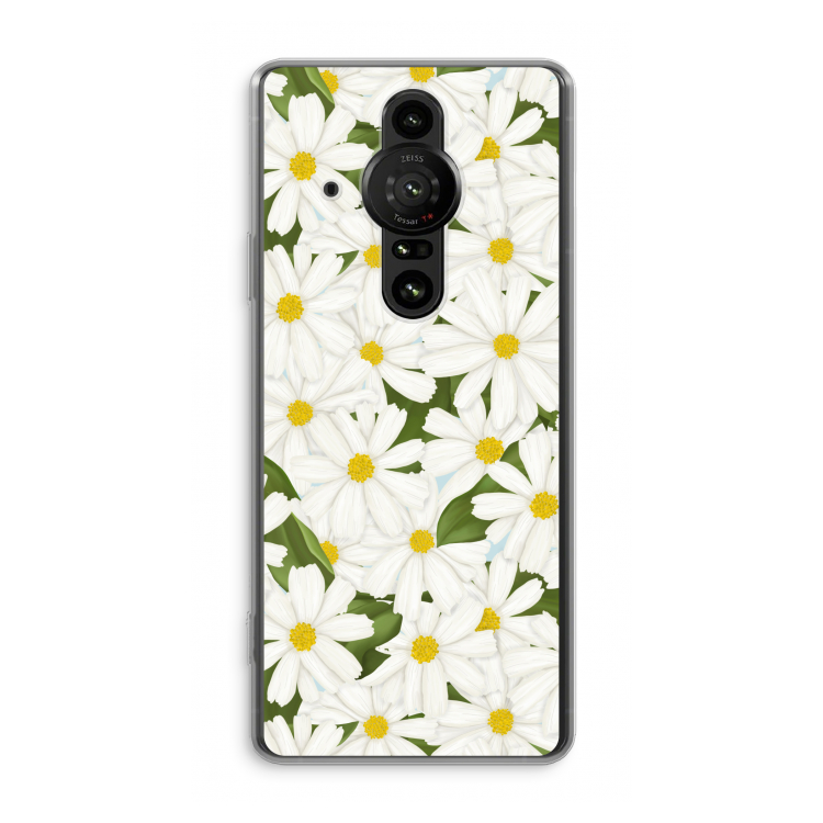 Summer Daisies: Sony Xperia Pro-I Transparant Hoesje