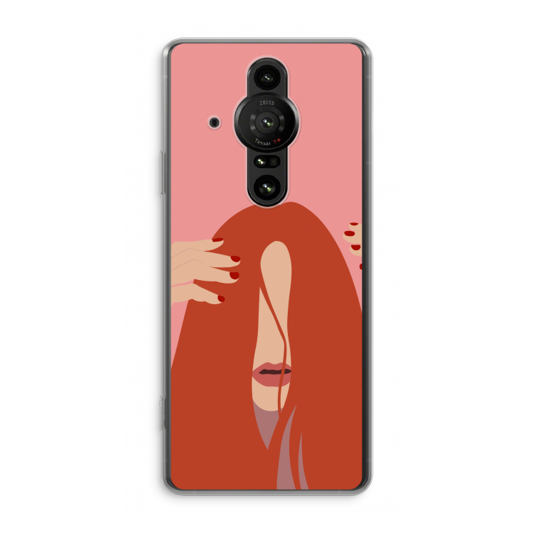 Woke up like this: Sony Xperia Pro-I Transparant Hoesje