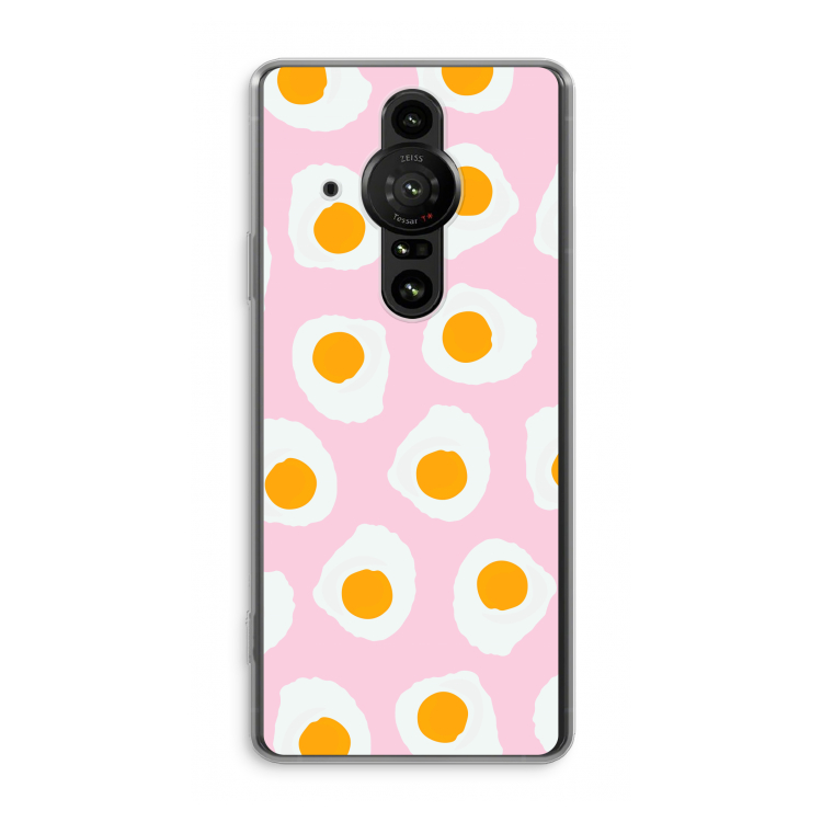 Dancing eggs: Sony Xperia Pro-I Transparant Hoesje