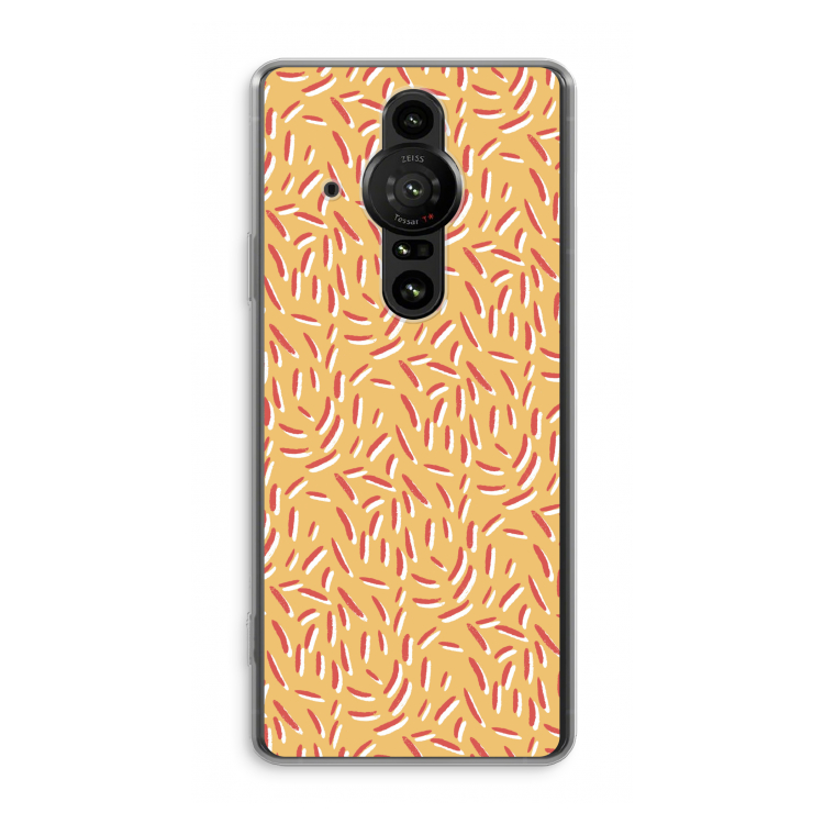 Camouflage: Sony Xperia Pro-I Transparant Hoesje