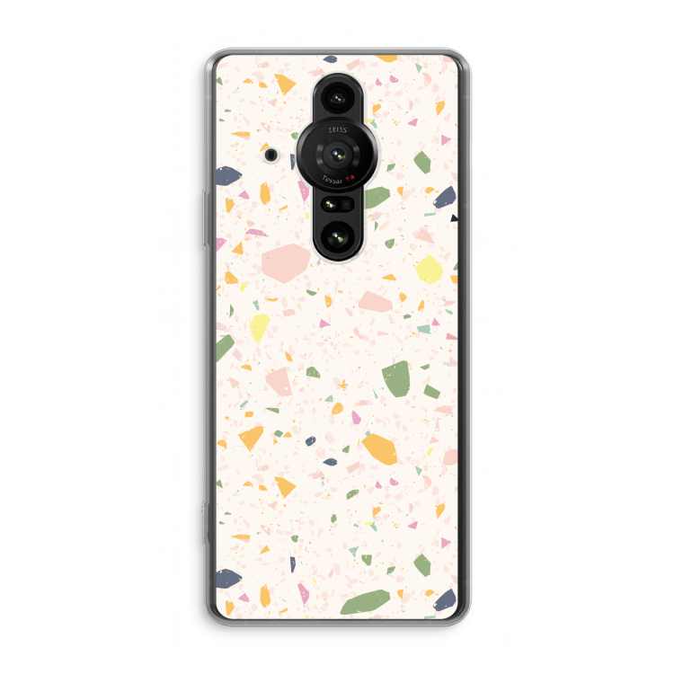 Terrazzo N°21: Sony Xperia Pro-I Transparant Hoesje