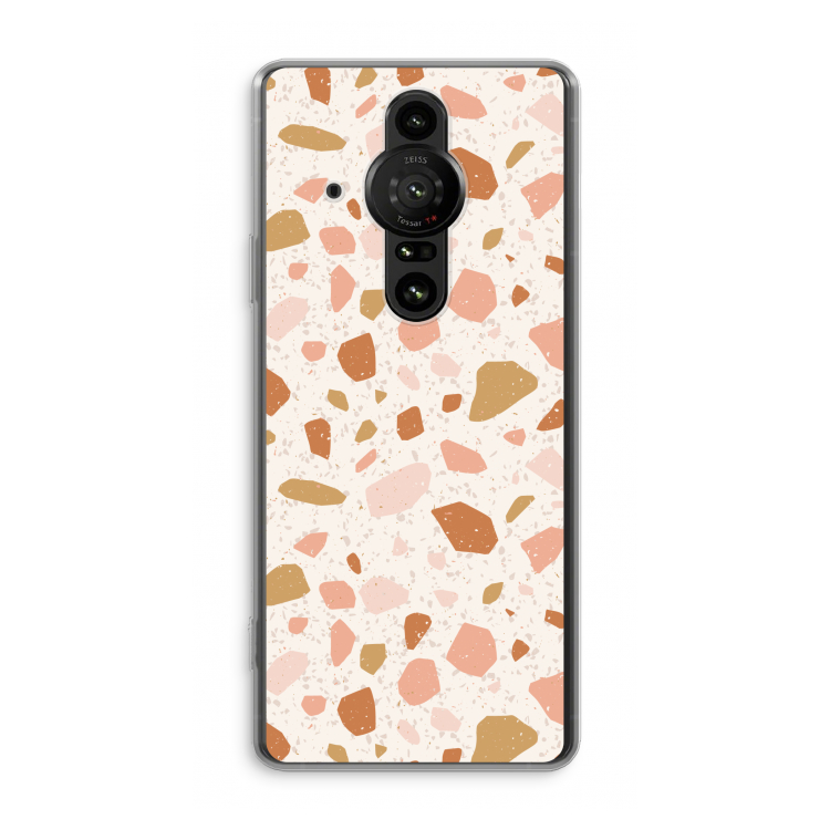 Terrazzo N°18: Sony Xperia Pro-I Transparant Hoesje