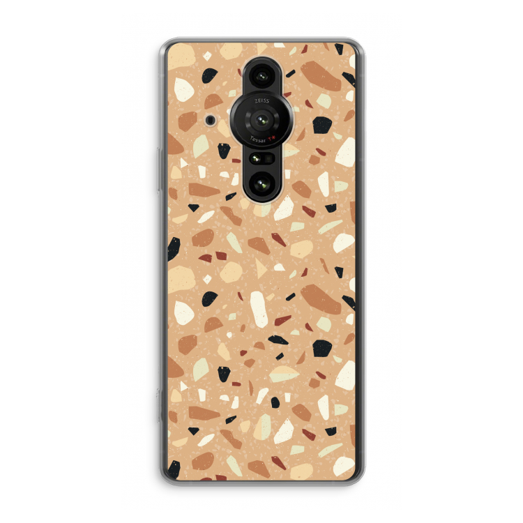 Terrazzo N°17: Sony Xperia Pro-I Transparant Hoesje