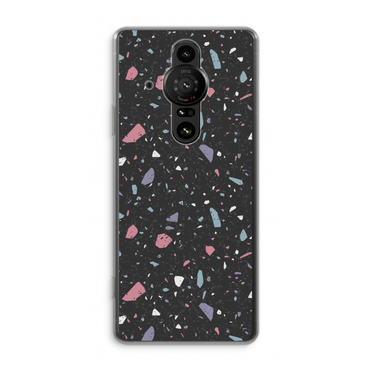 Terrazzo N°16: Sony Xperia Pro-I Transparant Hoesje
