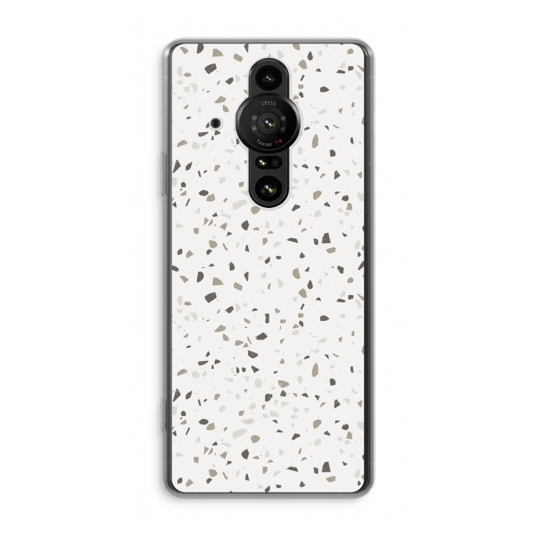 Terrazzo N°14: Sony Xperia Pro-I Transparant Hoesje