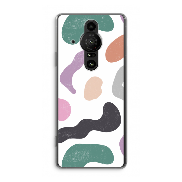 Memphis Shapes: Sony Xperia Pro-I Transparant Hoesje