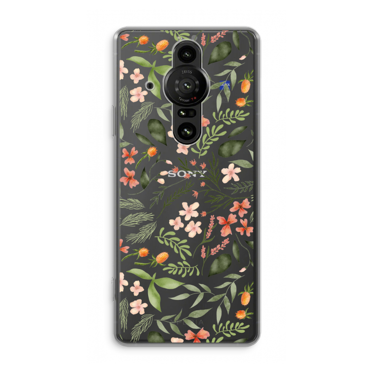 Sweet little flowers: Sony Xperia Pro-I Transparant Hoesje