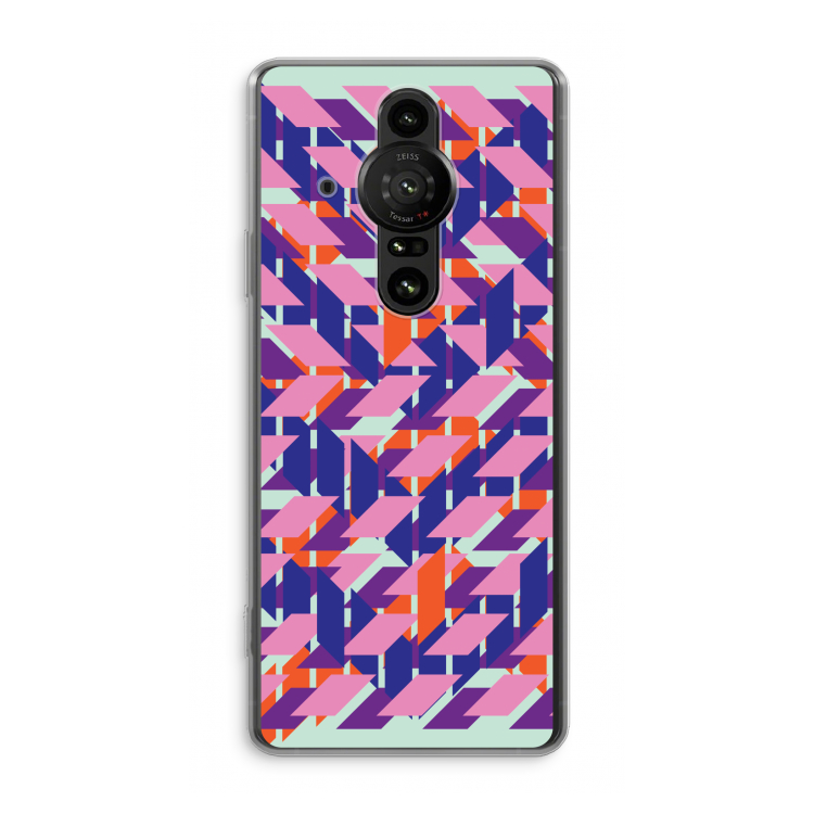 Skew Blush 3: Sony Xperia Pro-I Transparant Hoesje