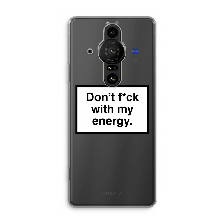 My energy: Sony Xperia Pro-I Transparant Hoesje