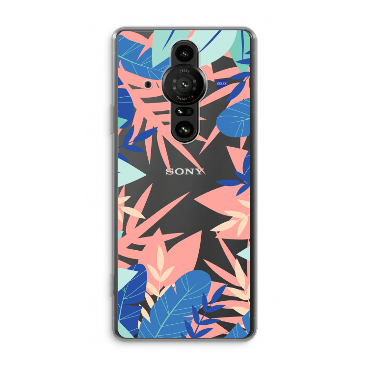 Tropisch: Sony Xperia Pro-I Transparant Hoesje