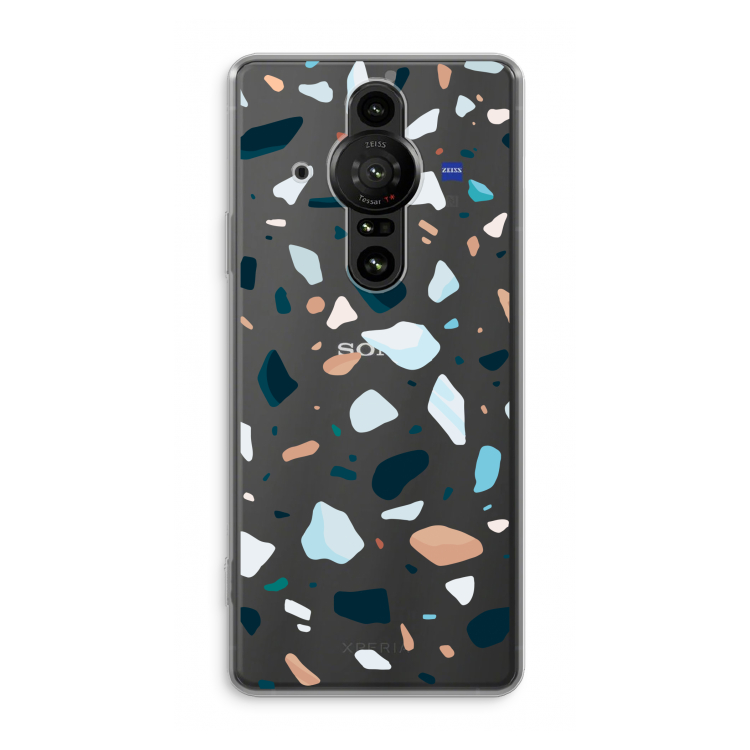 Terrazzo N°13: Sony Xperia Pro-I Transparant Hoesje