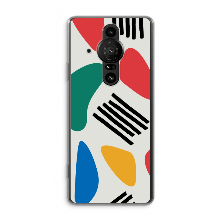 Illustratieve pop 1: Sony Xperia Pro-I Transparant Hoesje