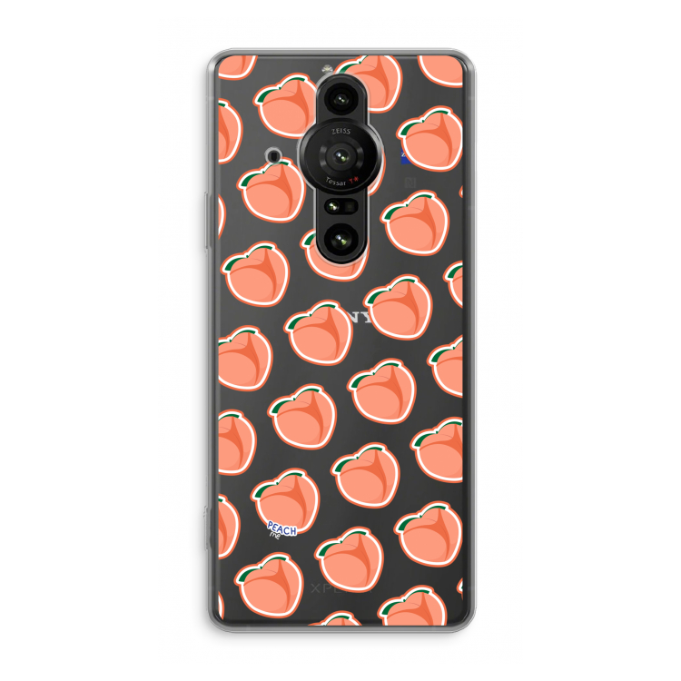 Just peachy: Sony Xperia Pro-I Transparant Hoesje