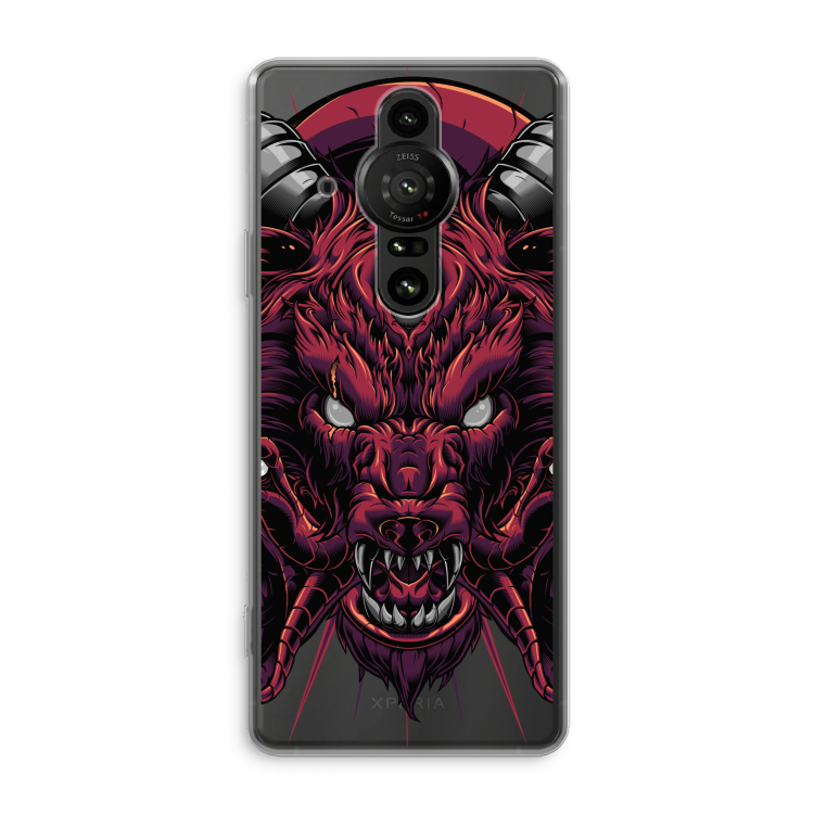 Hell Hound and Serpents: Sony Xperia Pro-I Transparant Hoesje