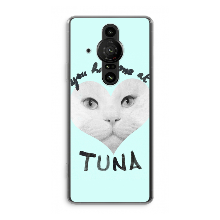 You had me at tuna: Sony Xperia Pro-I Transparant Hoesje