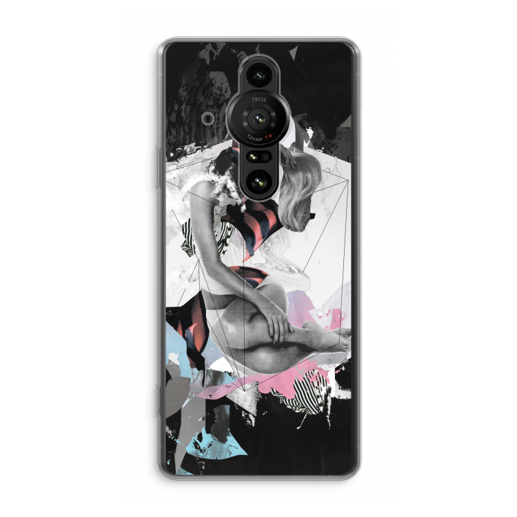 Camouflage de sommeil: Sony Xperia Pro-I Transparant Hoesje