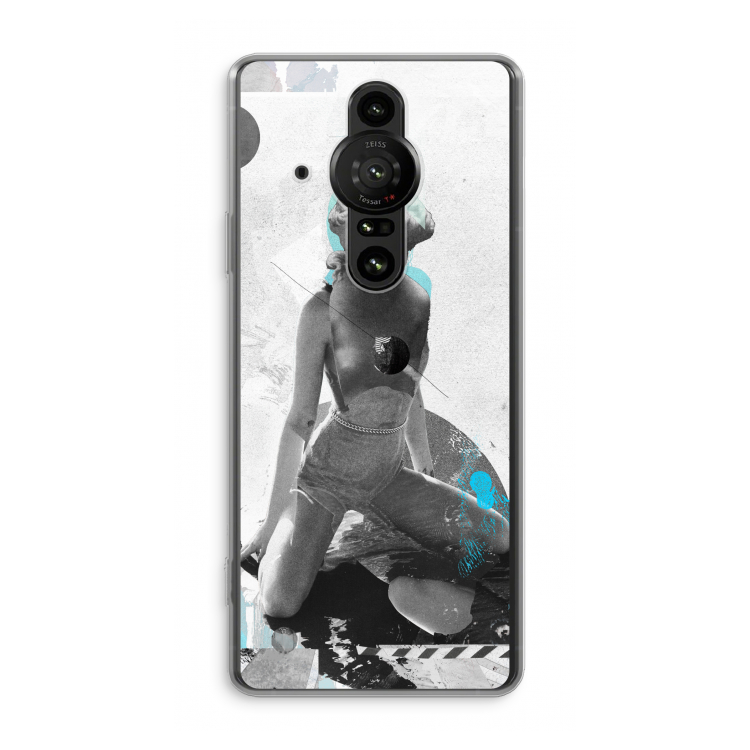 I will not feel a thing: Sony Xperia Pro-I Transparant Hoesje