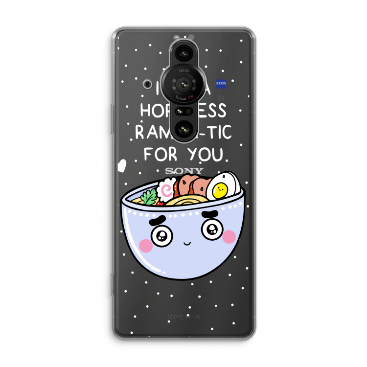 I'm A Hopeless Ramen-Tic For You: Sony Xperia Pro-I Transparant Hoesje