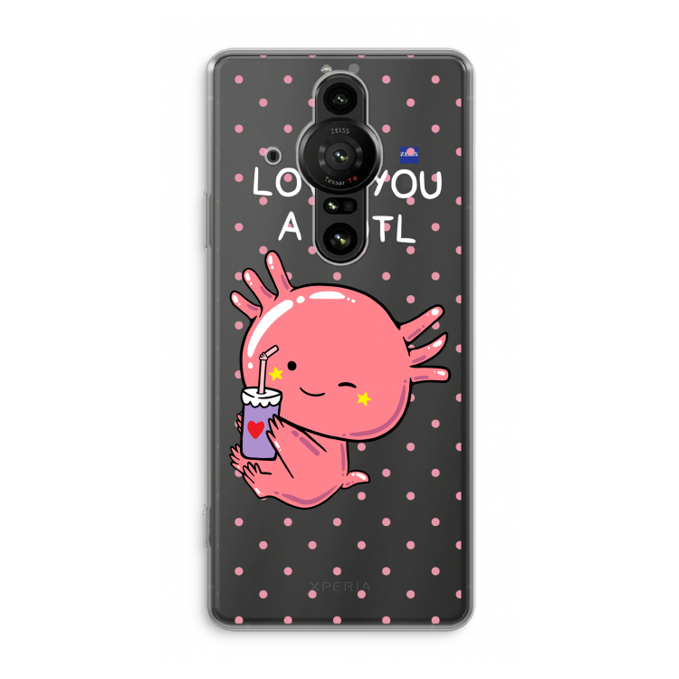 Love You A Lotl: Sony Xperia Pro-I Transparant Hoesje
