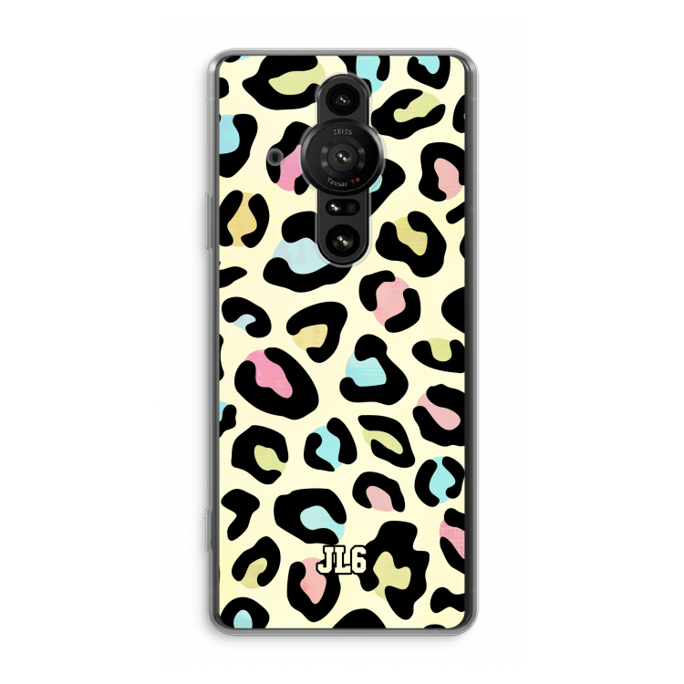 Leopard pattern: Sony Xperia Pro-I Transparant Hoesje