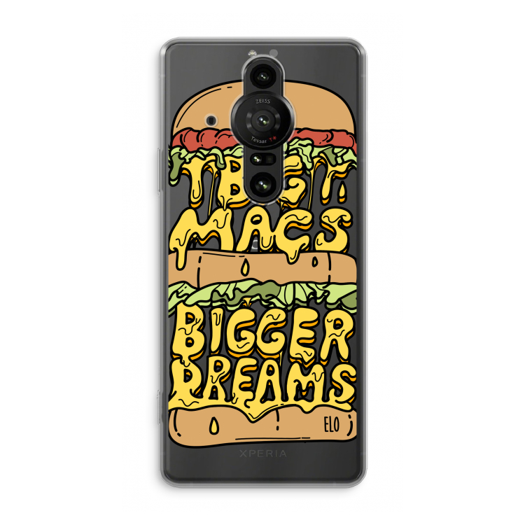 Big Macs Bigger Dreams: Sony Xperia Pro-I Transparant Hoesje