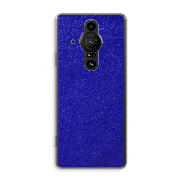 Majorelle Blue: Sony Xperia Pro-I Transparant Hoesje