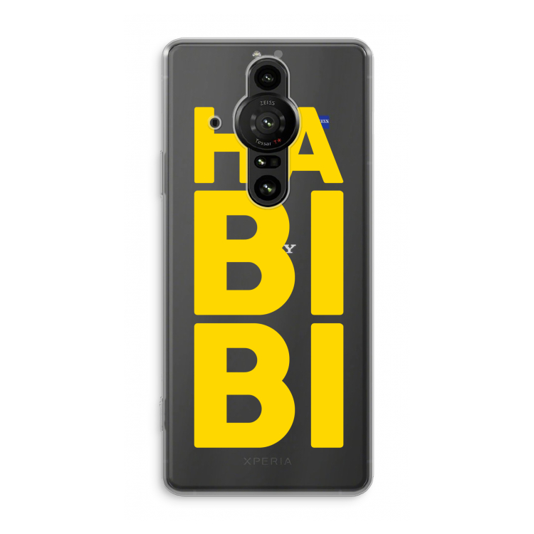 Habibi Blue: Sony Xperia Pro-I Transparant Hoesje