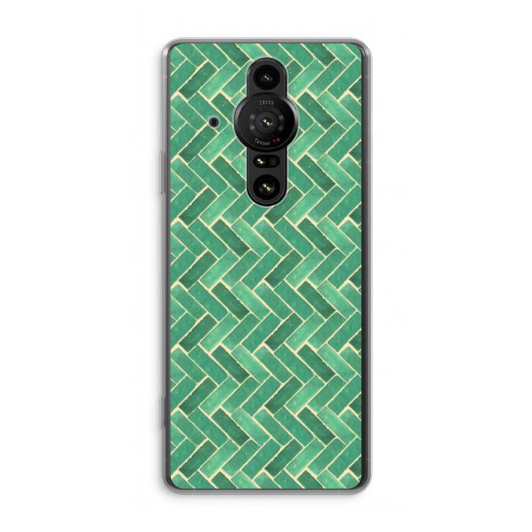 Moroccan tiles 2: Sony Xperia Pro-I Transparant Hoesje