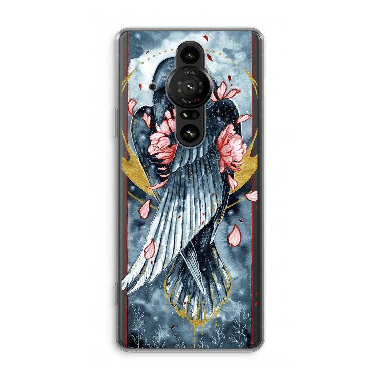 Golden Raven: Sony Xperia Pro-I Transparant Hoesje