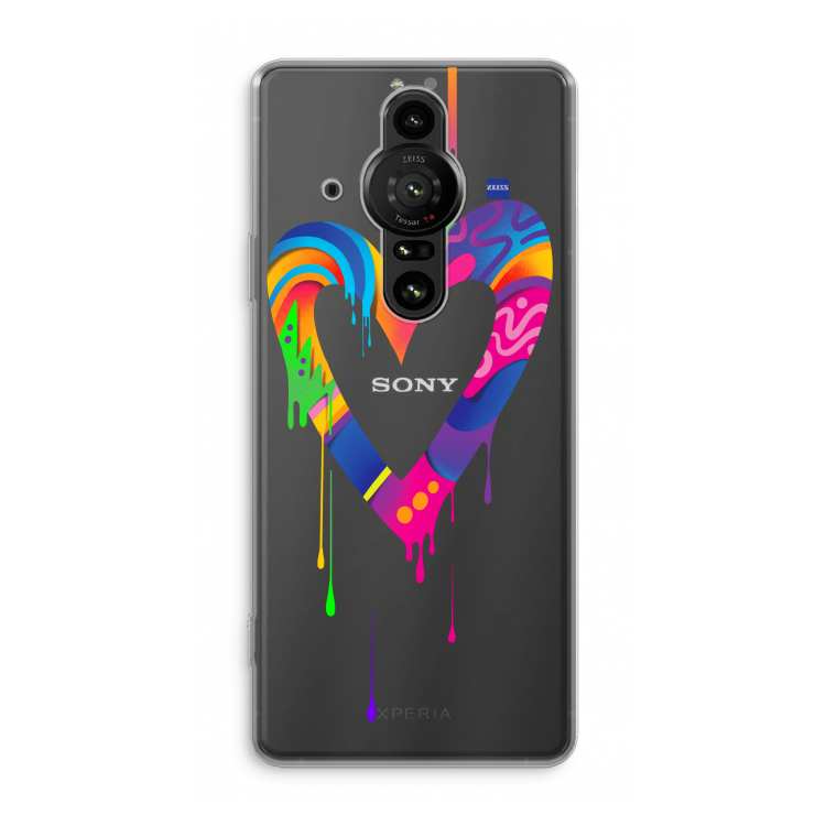 Melts My Heart: Sony Xperia Pro-I Transparant Hoesje