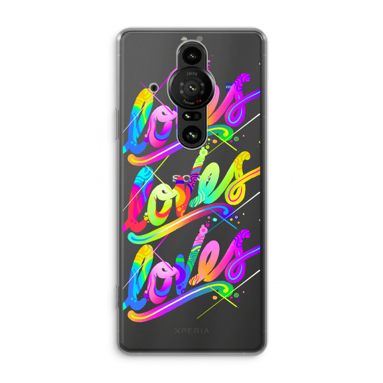 Loves: Sony Xperia Pro-I Transparant Hoesje