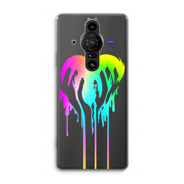 Hold My Heart: Sony Xperia Pro-I Transparant Hoesje
