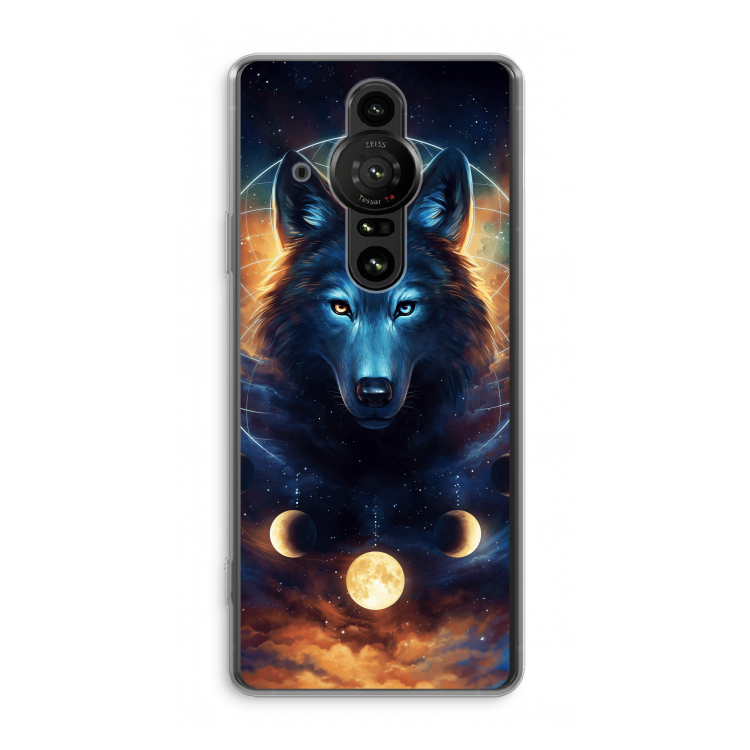Wolf Dreamcatcher: Sony Xperia Pro-I Transparant Hoesje