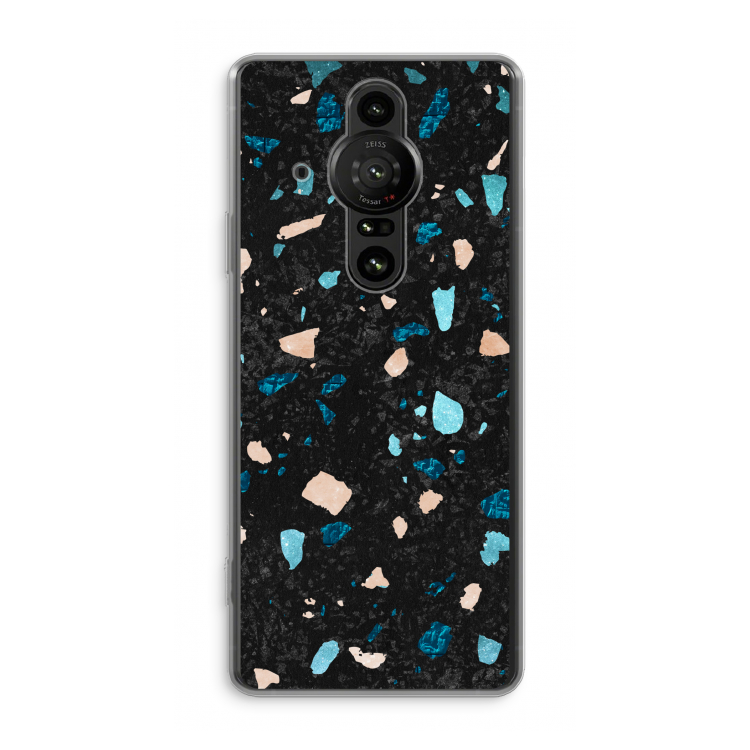 Terrazzo N°11: Sony Xperia Pro-I Transparant Hoesje
