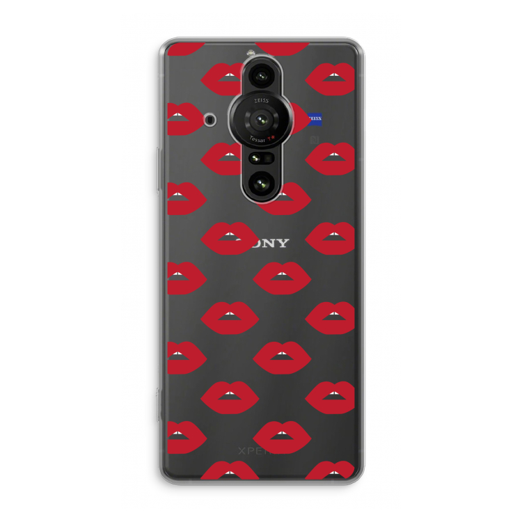 Lips: Sony Xperia Pro-I Transparant Hoesje