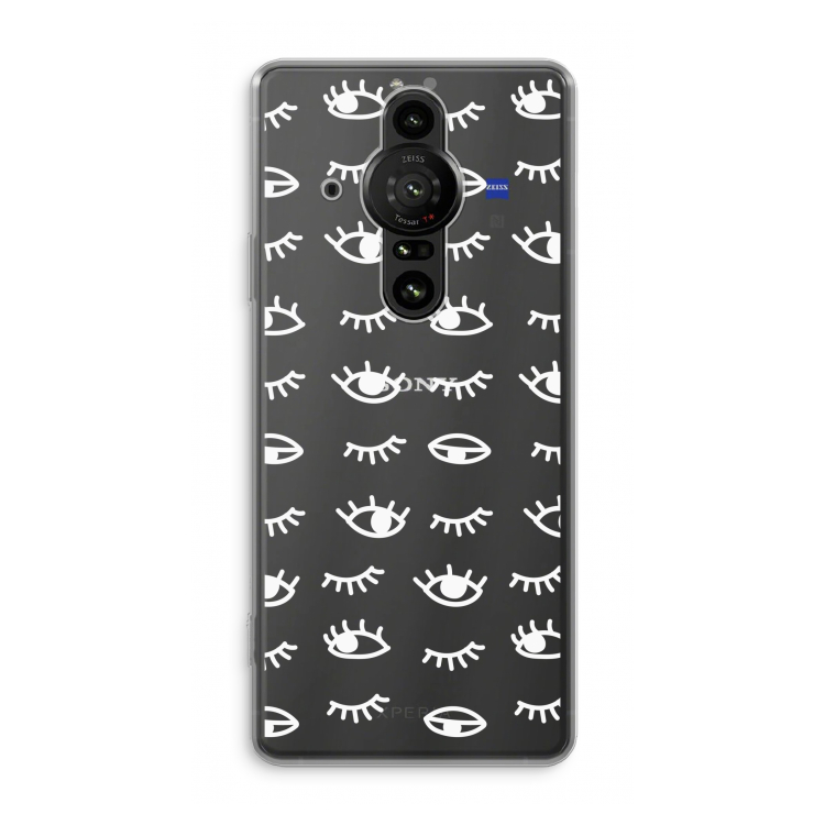 Eye pattern #3: Sony Xperia Pro-I Transparant Hoesje