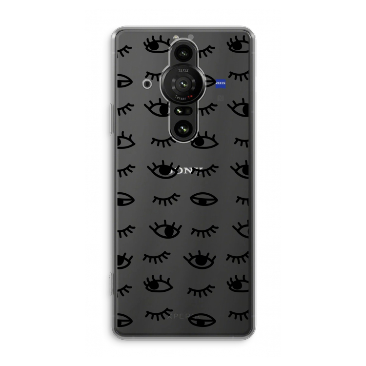 Eye pattern #2: Sony Xperia Pro-I Transparant Hoesje