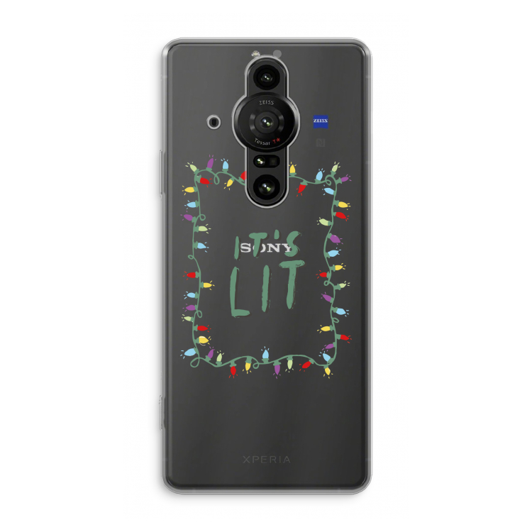 It's Lit: Sony Xperia Pro-I Transparant Hoesje