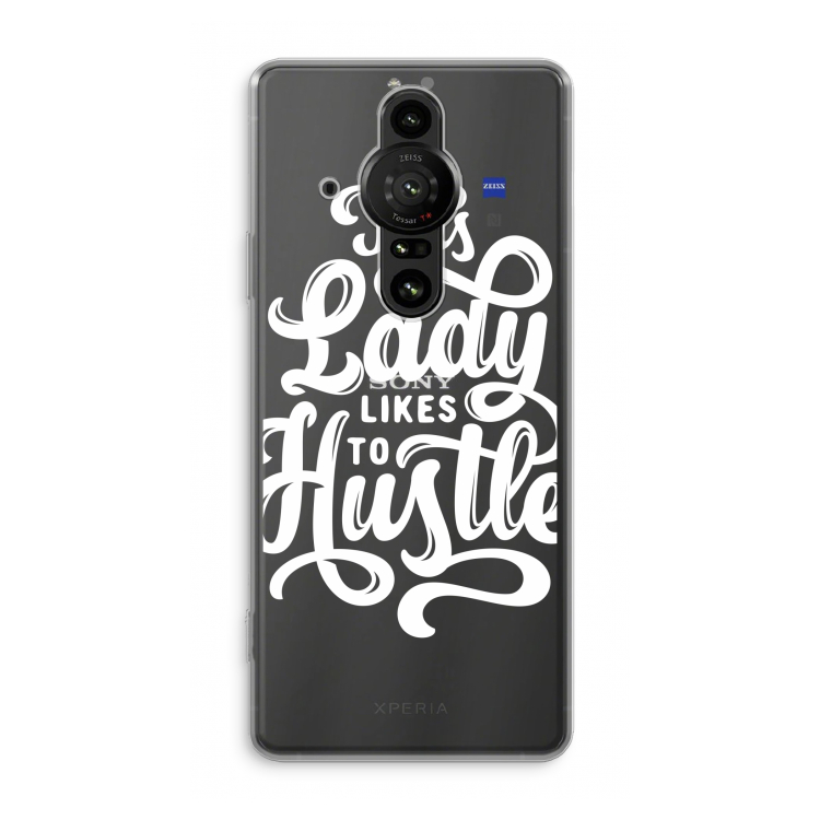 Hustle Lady: Sony Xperia Pro-I Transparant Hoesje