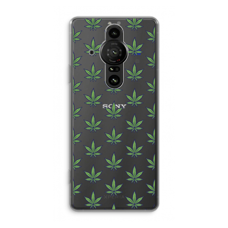 Weed: Sony Xperia Pro-I Transparant Hoesje
