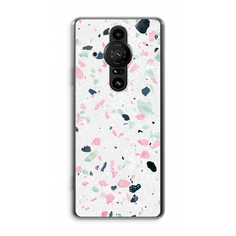 Terrazzo N°3: Sony Xperia Pro-I Transparant Hoesje