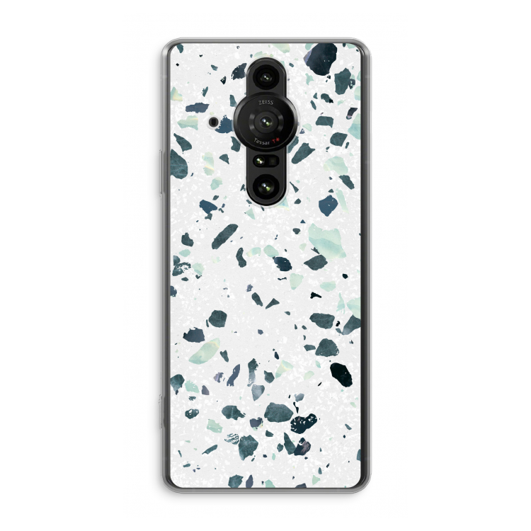 Terrazzo N°2: Sony Xperia Pro-I Transparant Hoesje