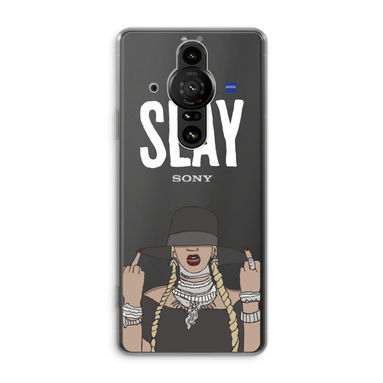 Slay All Day: Sony Xperia Pro-I Transparant Hoesje