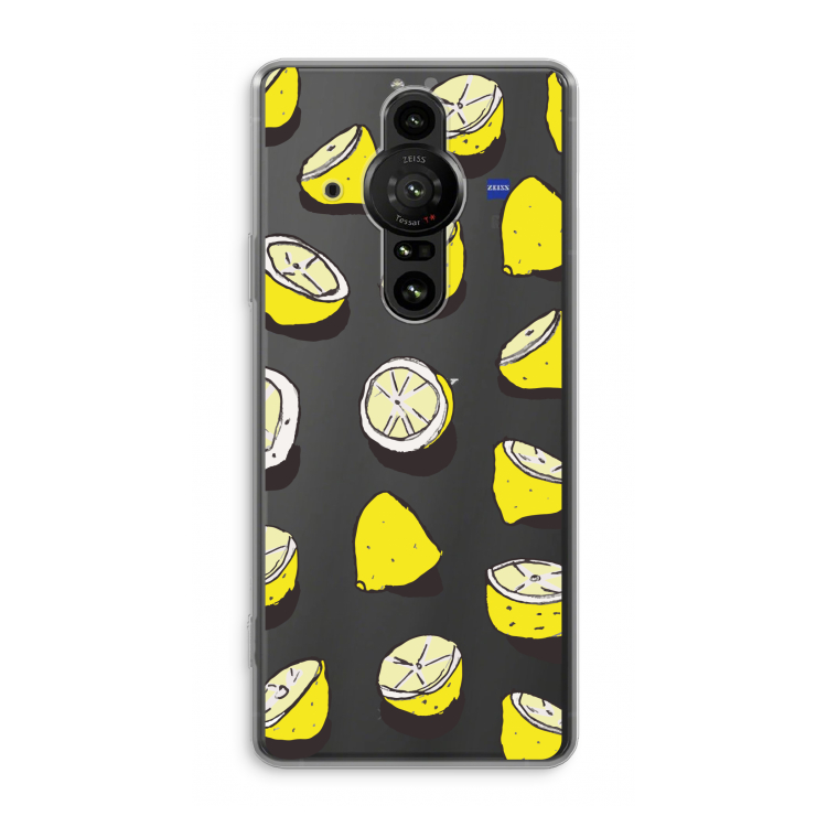 When Life Gives You Lemons...: Sony Xperia Pro-I Transparant Hoesje