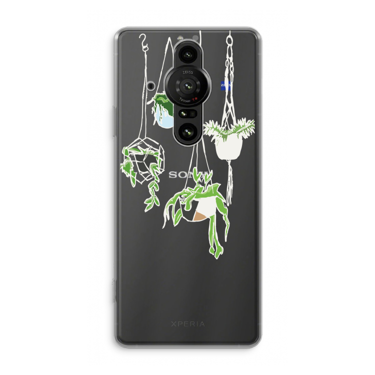 Hang In There: Sony Xperia Pro-I Transparant Hoesje