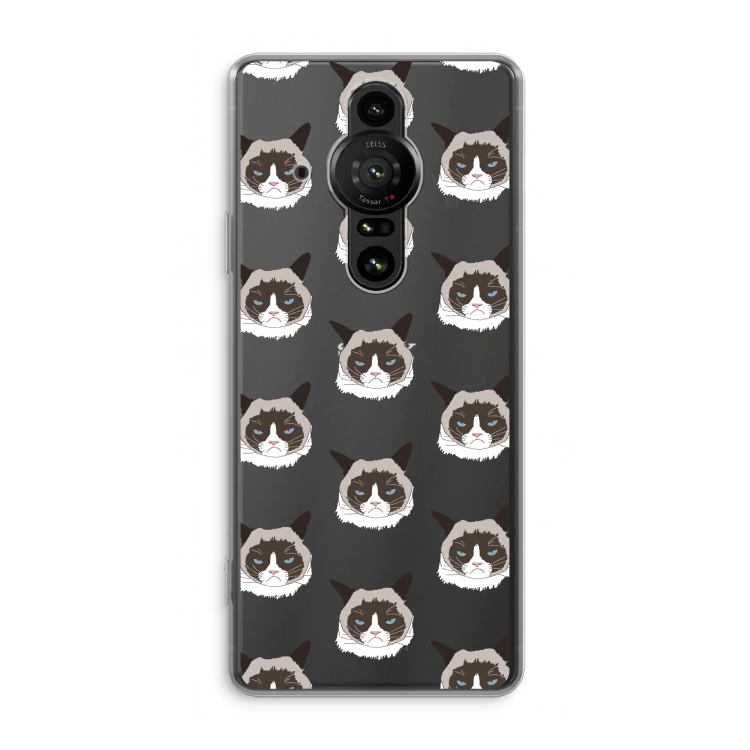 It's a Purrr Case: Sony Xperia Pro-I Transparant Hoesje