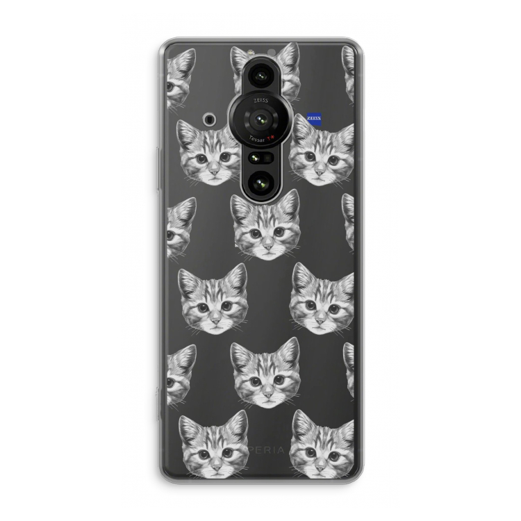 Kitten: Sony Xperia Pro-I Transparant Hoesje