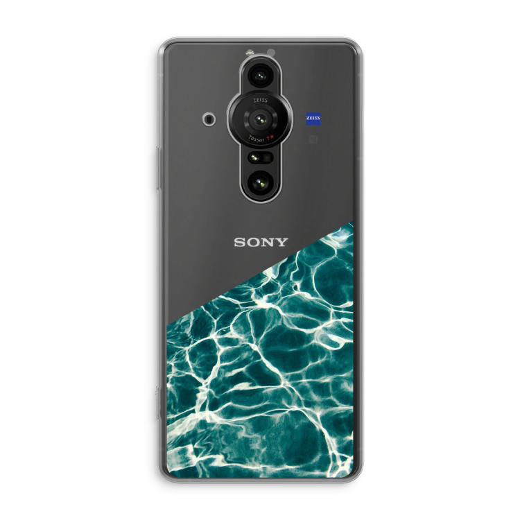 Weerkaatsing water: Sony Xperia Pro-I Transparant Hoesje